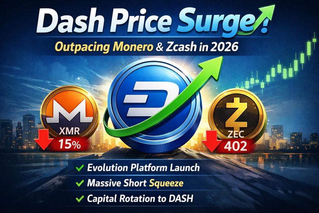 Dash Price Surge Why This Privacy Coin is Outpacing XMR and Zcash in 2026
