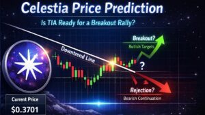 Celestia Price Prediction: TIA Faces Make-or-Break Breakout at Key Downtrend Line